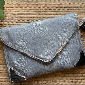 BGBGeneration Snake Skin Envelope Clutch